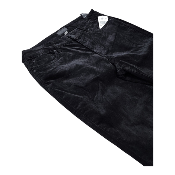 Kut From The Kloth Karen Baby Bootcut  Corduroy black pants /plus size / streach - Picture 6 of 7